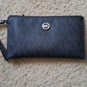 Authentic Michael Kors Black Wristlet
